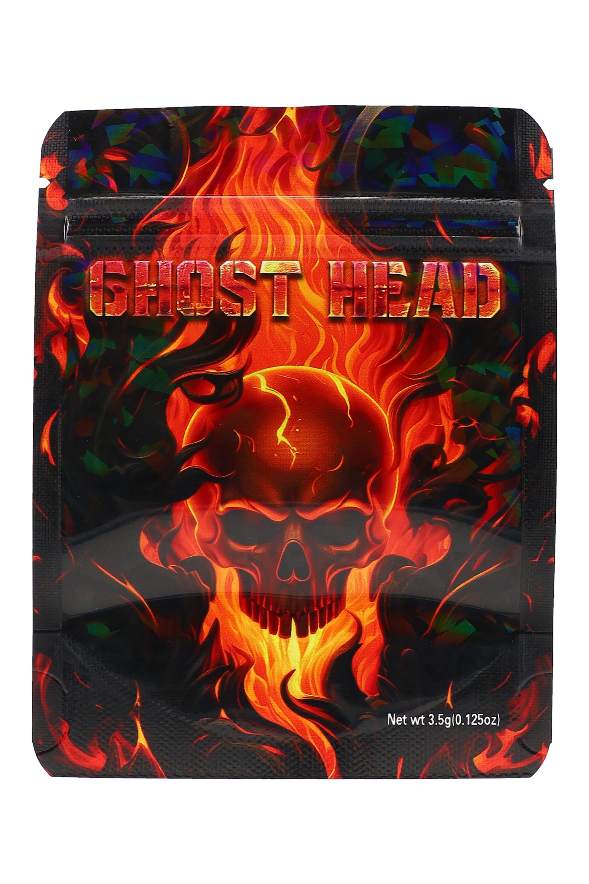 Mylar ⅛ oz Bags – Skull Designs – 50 Pack – Choose Style - Discreet Smoker