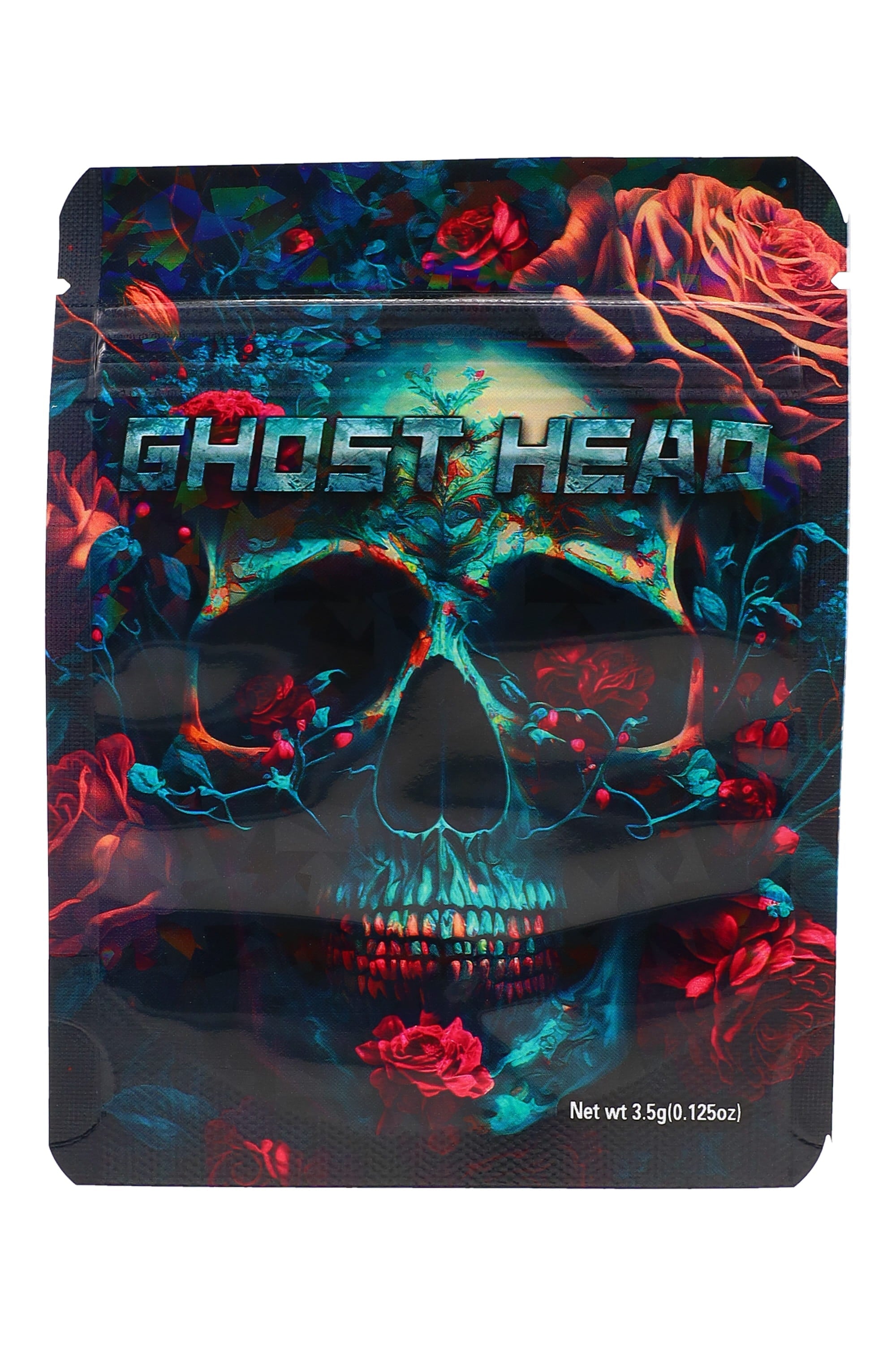 Mylar ⅛ oz Bags – Skull Designs – 50 Pack – Choose Style - Discreet Smoker