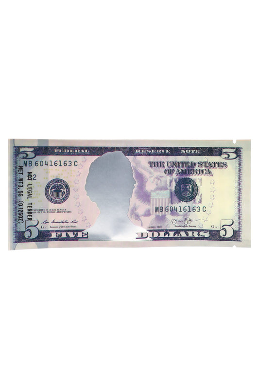 Printed Mylar 3.5 g Bags “Money Moves” – Choose Design – 50-Pack - Discreet Smoker