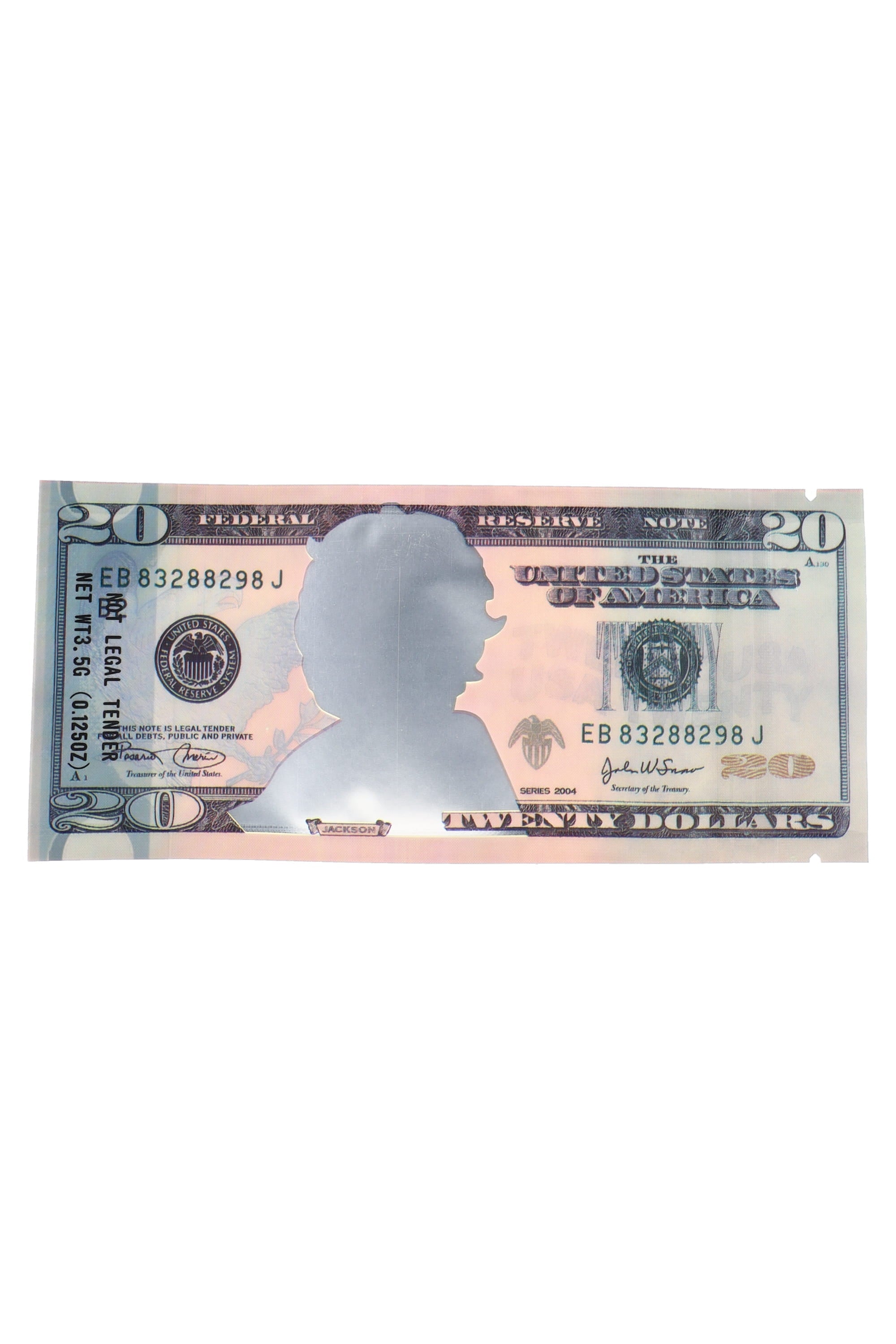 Printed Mylar 3.5 g Bags “Money Moves” – Choose Design – 50-Pack - Discreet Smoker