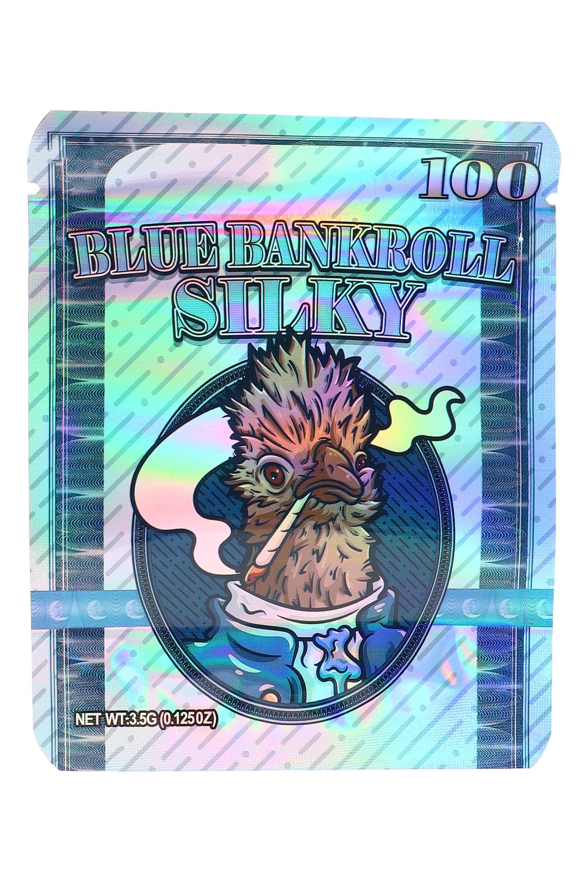 Printed Mylar 3.5 g Bags “Money Moves” – Choose Design – 50-Pack - Discreet Smoker