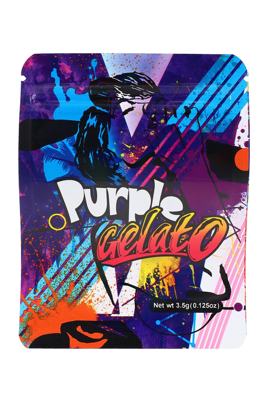 Mylar ⅛ oz Bags – Strain Designs – 50 Pack – Choose Style - Discreet Smoker