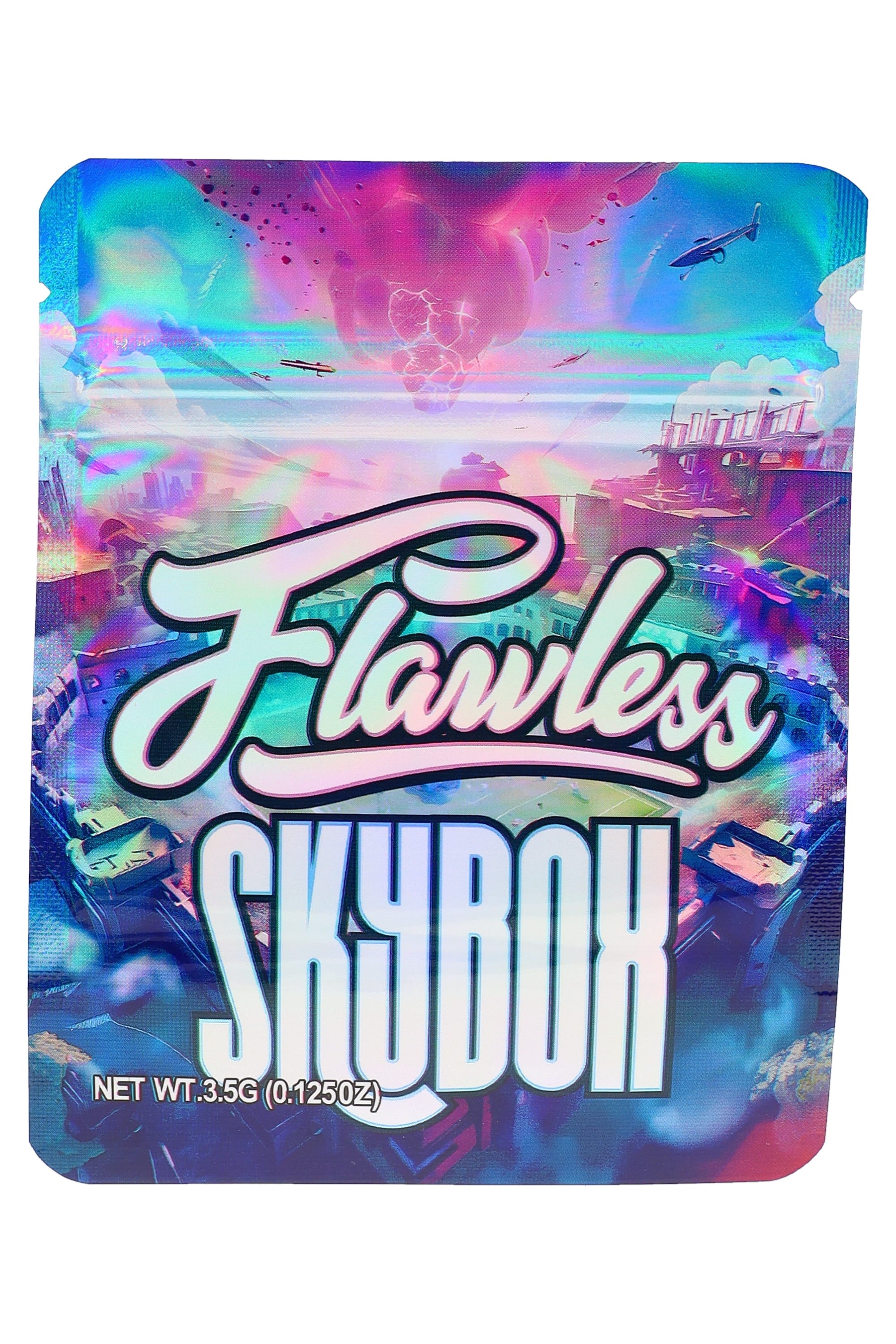 Mylar ⅛ oz Bags – Strain Designs – 50 Pack – Choose Style - Discreet Smoker