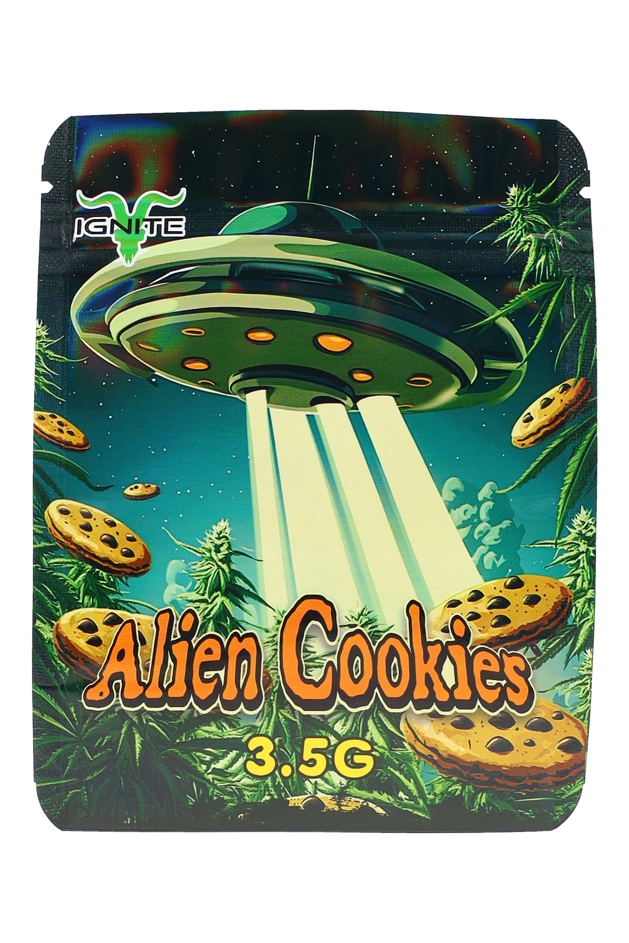 Mylar ⅛ oz Bags – Strain Art – 50 Pack – Choose Style - Discreet Smoker
