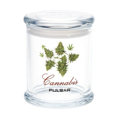 Pulsar Pop Top Glass Jar | Large | 4.5" x 3.9"