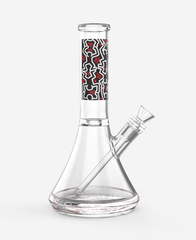 K.Haring Glass Water Pipe