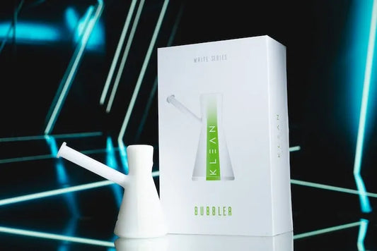 KLEAN White Series - Bubbler - Discreet Smoker