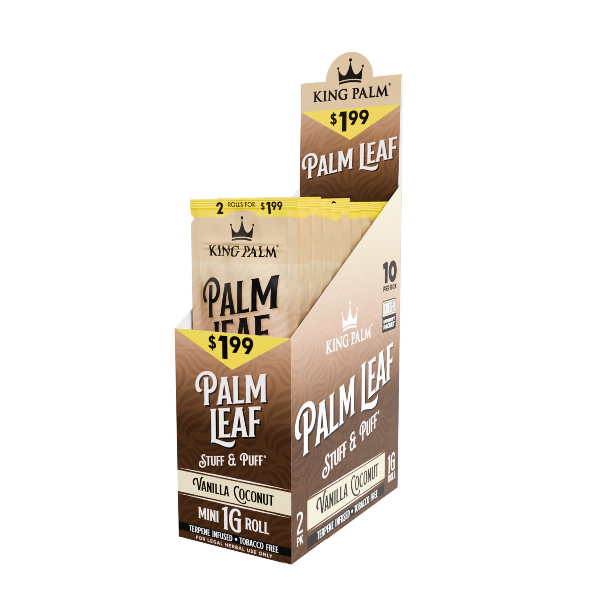 King Palm Cones – Mini – PP $1.99 – 2pk – 10ct - Discreet Smoker