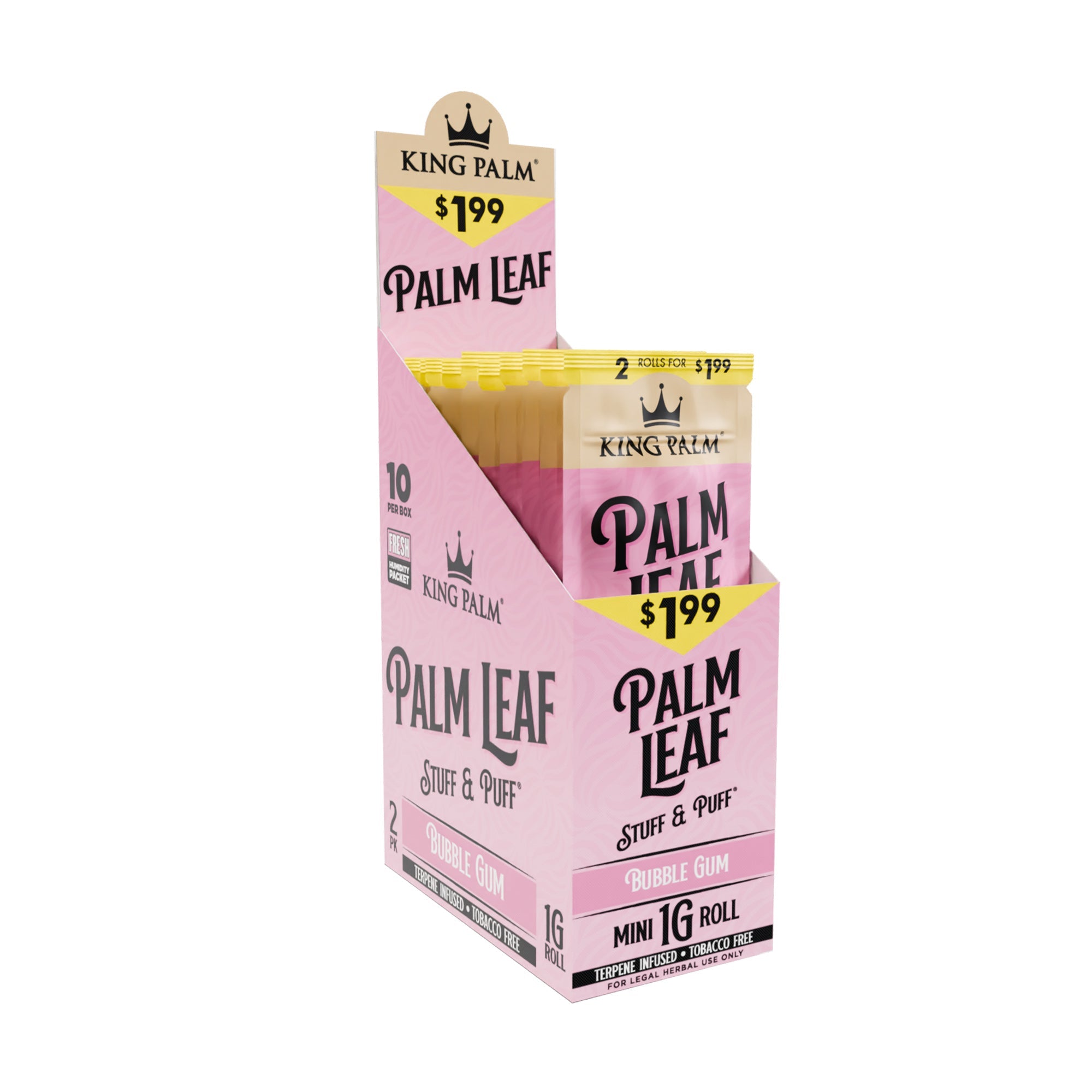King Palm Cones – Mini – PP $1.99 – 2pk – 10ct - Discreet Smoker