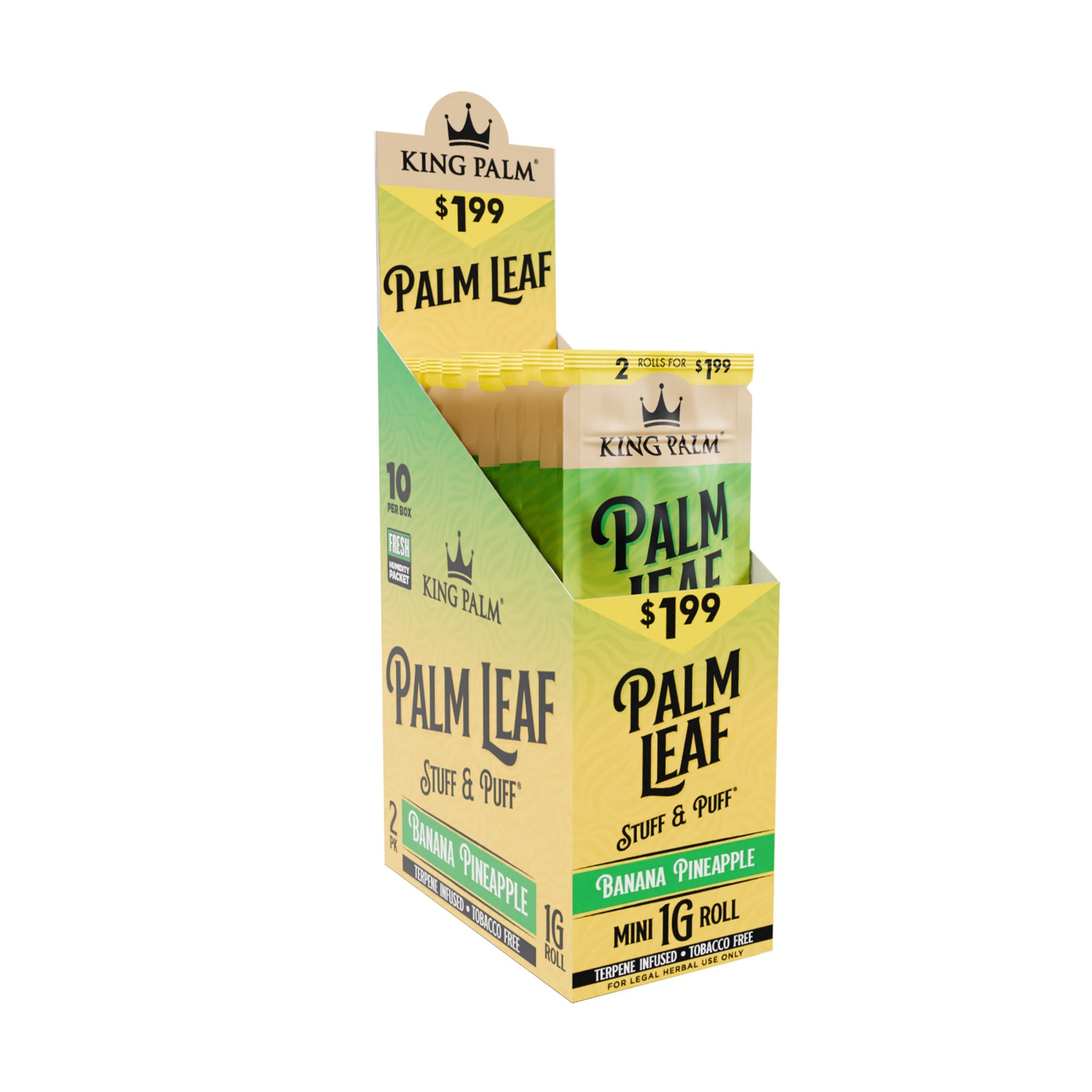 King Palm Cones – Mini – PP $1.99 – 2pk – 10ct - Discreet Smoker