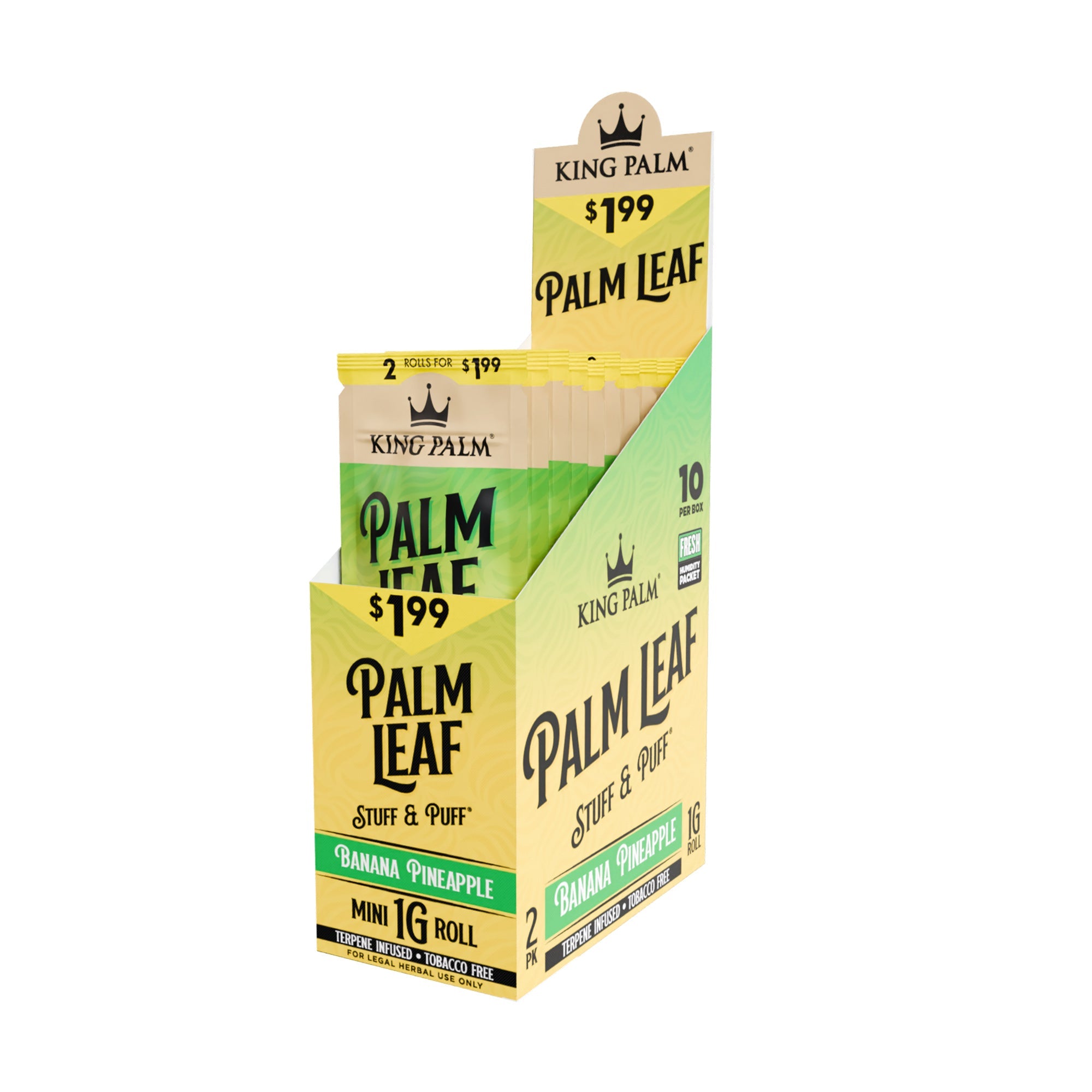 King Palm Cones – Mini – PP $1.99 – 2pk – 10ct - Discreet Smoker