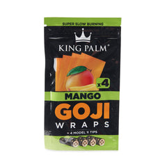 King Palm 4pk Goji Wraps 15ct Display - Discreet Smoker