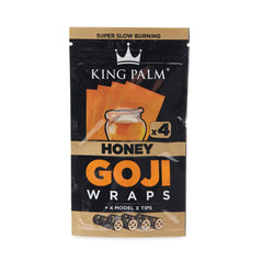 King Palm 4pk Goji Wraps 15ct Display - Discreet Smoker