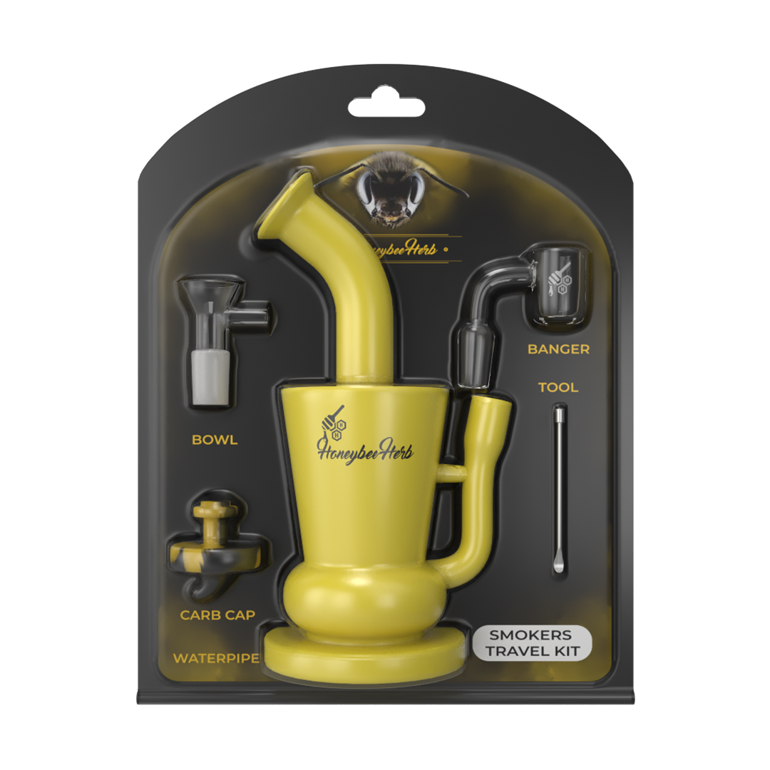 Honeybee Herb Rig Travel Kit - Discreet Smoker