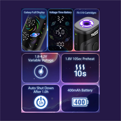 Yocan Kodo Star 510 Thread Battery - Discreet Smoker