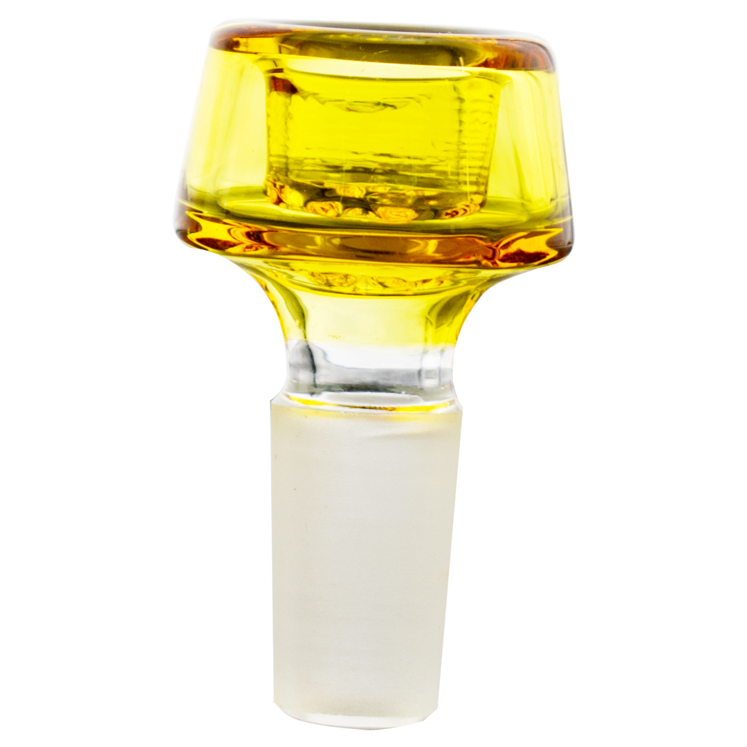7 Hole Glass Screen Bowl 14mm Male & 18mm Male - Discreet Smoker