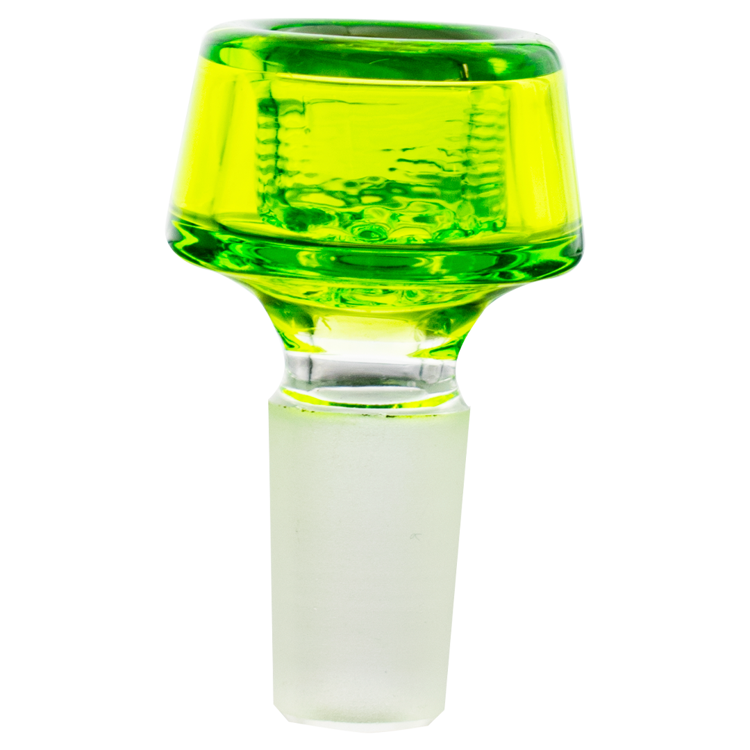 7 Hole Glass Screen Bowl 14mm Male & 18mm Male - Discreet Smoker