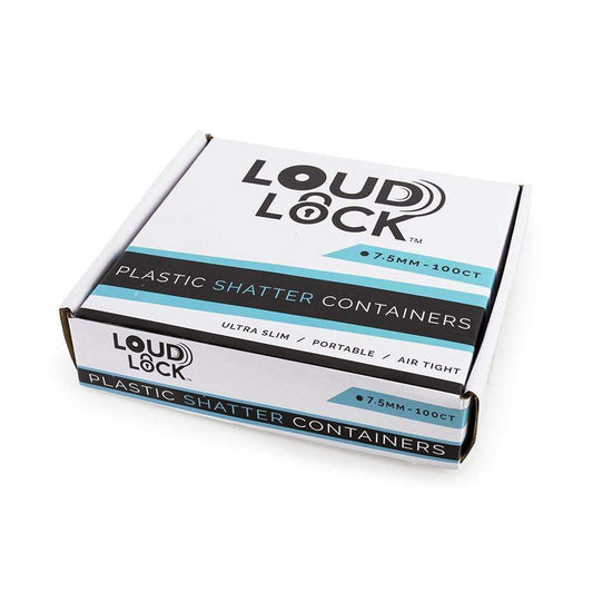 Loud Lock Plastic Shatter Containers - Discreet Smoker