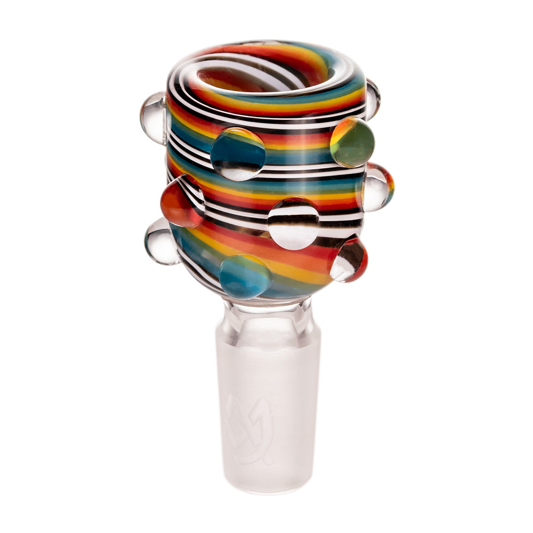 MJ Arsenal Hobnail Rainbow Bowl - Discreet Smoker