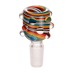 MJ Arsenal Hobnail Rainbow Bowl - Discreet Smoker