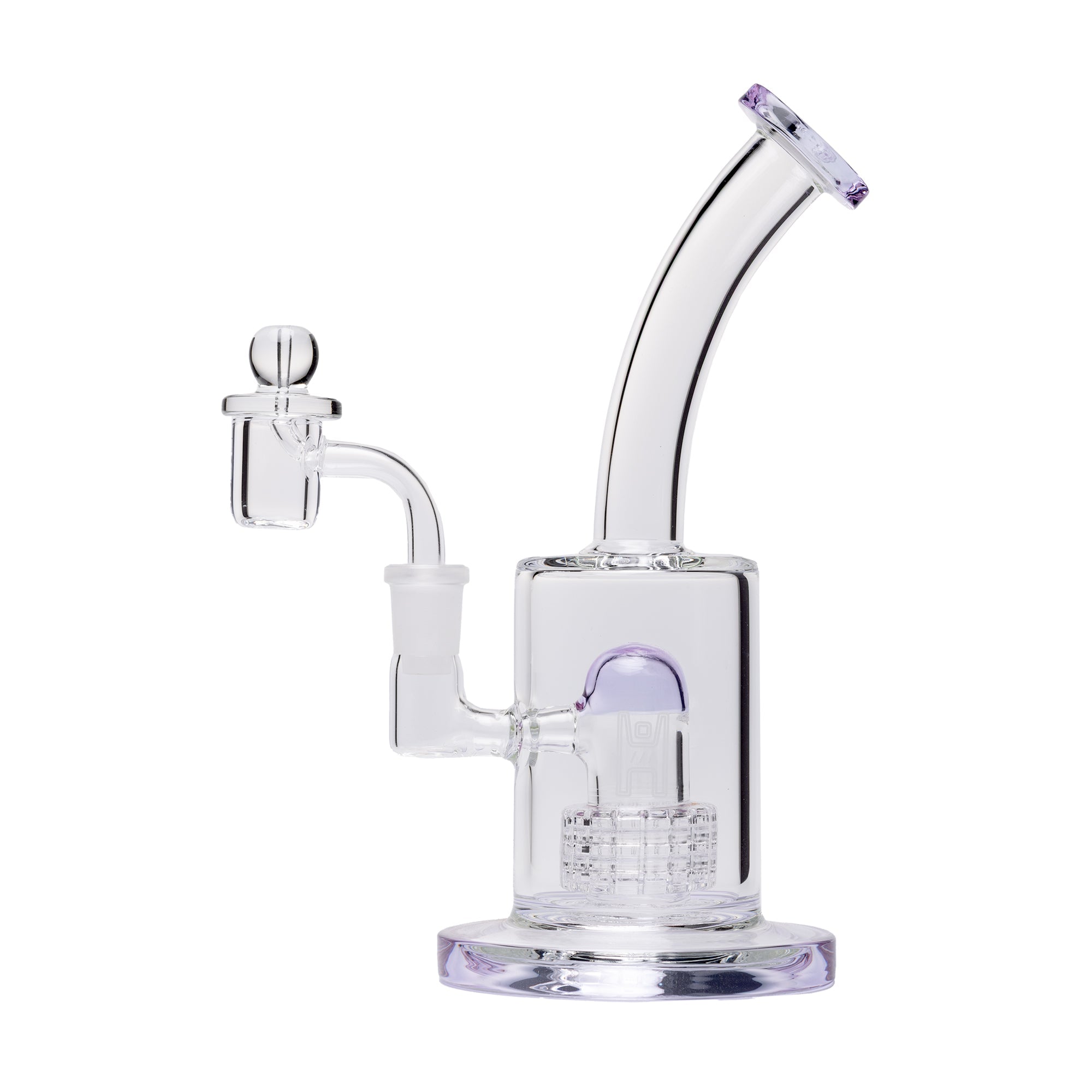 Human Grade Neo Glass Rig Water Pipe - Discreet Smoker