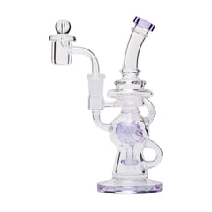 Human Grade 7" Swiss Rig Water Pipe - Discreet Smoker
