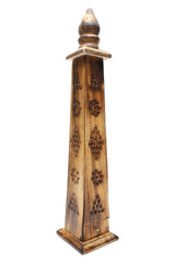 14.5″ Wood Tower Incense Holder - Discreet Smoker