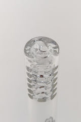TAG - 14/10MM 6 Row x 2 (36 Hole) Open End Gridded Super Slit Downstem - Discreet Smoker