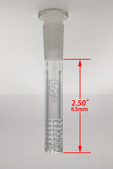 TAG - 14/10MM 6 Row x 2 (36 Hole) Open End Gridded Super Slit Downstem - Discreet Smoker