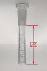 TAG - 14/10MM 6 Row x 2 (36 Hole) Open End Gridded Super Slit Downstem - Discreet Smoker