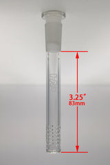 TAG - 14/10MM 6 Row x 2 (36 Hole) Open End Gridded Super Slit Downstem - Discreet Smoker