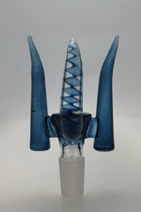 TAG - 4 Hole Disc Screen Slide with Inverted Triple Horn Handle - Discreet Smoker