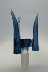 TAG - 4 Hole Disc Screen Slide with Inverted Triple Horn Handle - Discreet Smoker