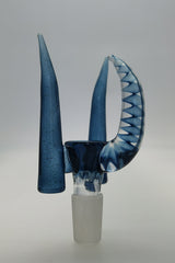 TAG - 4 Hole Disc Screen Slide with Inverted Triple Horn Handle - Discreet Smoker