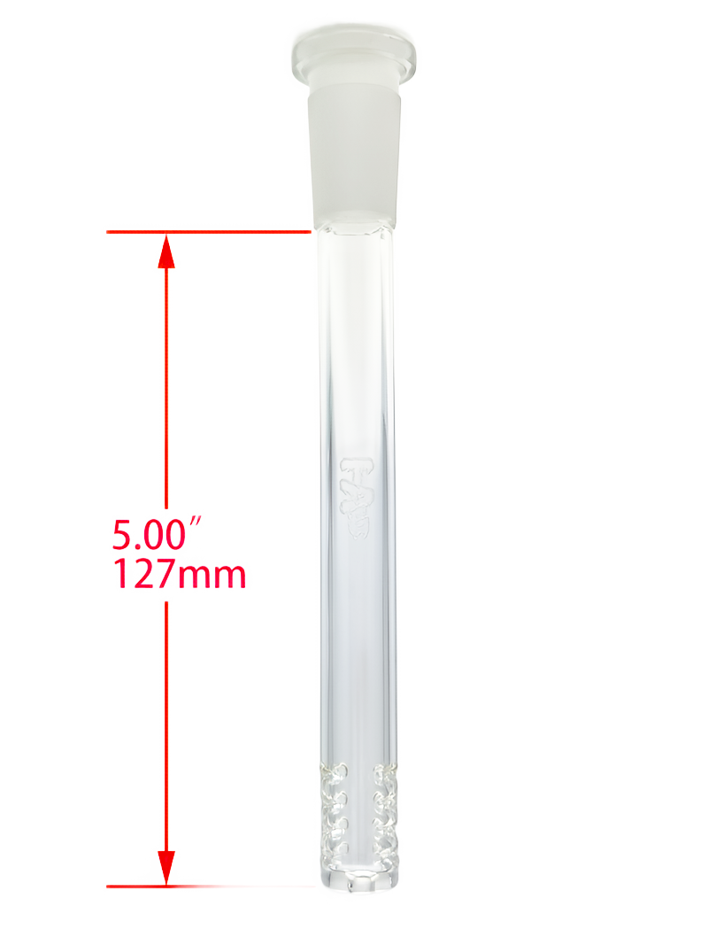 TAG - 18/14MM Open End 32 Slit Multiplying Rod Downstem - Discreet Smoker