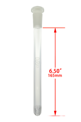 TAG - 18/14MM Closed End Rounded Super Slit Showerhead Downstem - Discreet Smoker