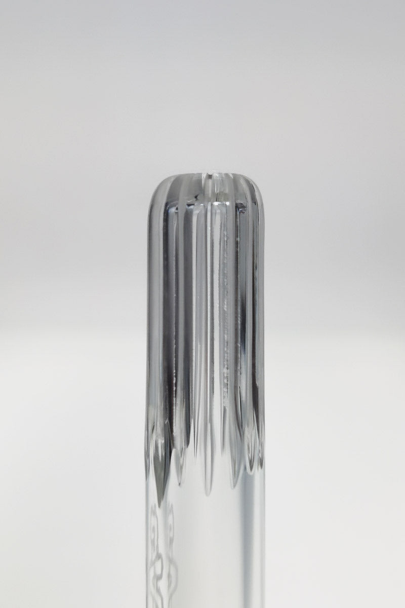 TAG - 18/14MM Open End Rounded Super Slit Showerhead Downstem - Discreet Smoker