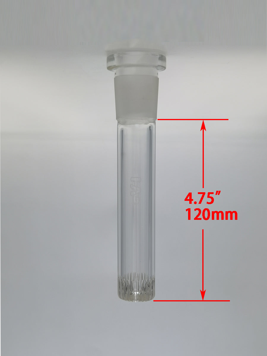 TAG - 28/18MM Super Slit Showerhead Downstem - Discreet Smoker