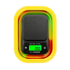 Truweigh Mini Crimson Collapsible Bowl Scale - 100g x 0.01g