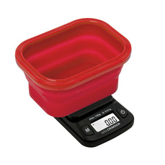 Truweigh Mini Crimson Collapsible Bowl Scale - 100g x 0.01g