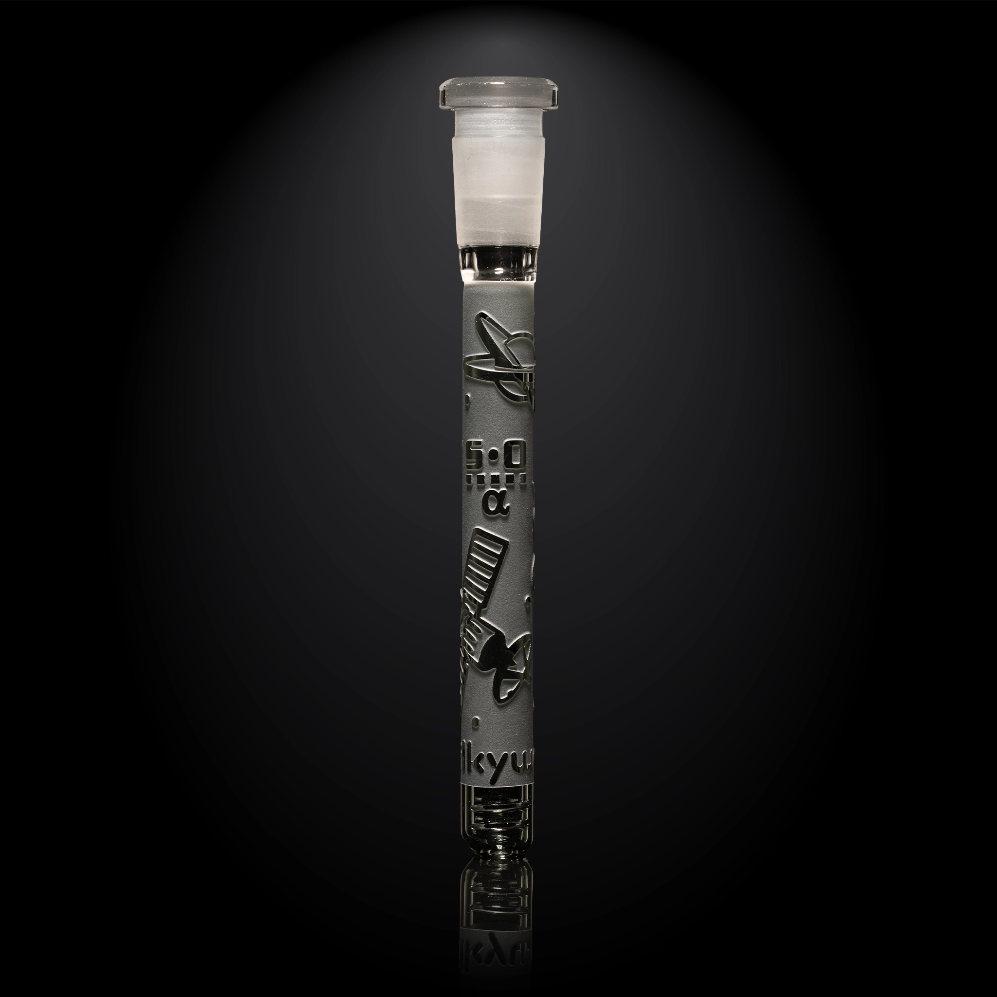 Space Odyssey: ALPHA 6" Downstem - Discreet Smoker