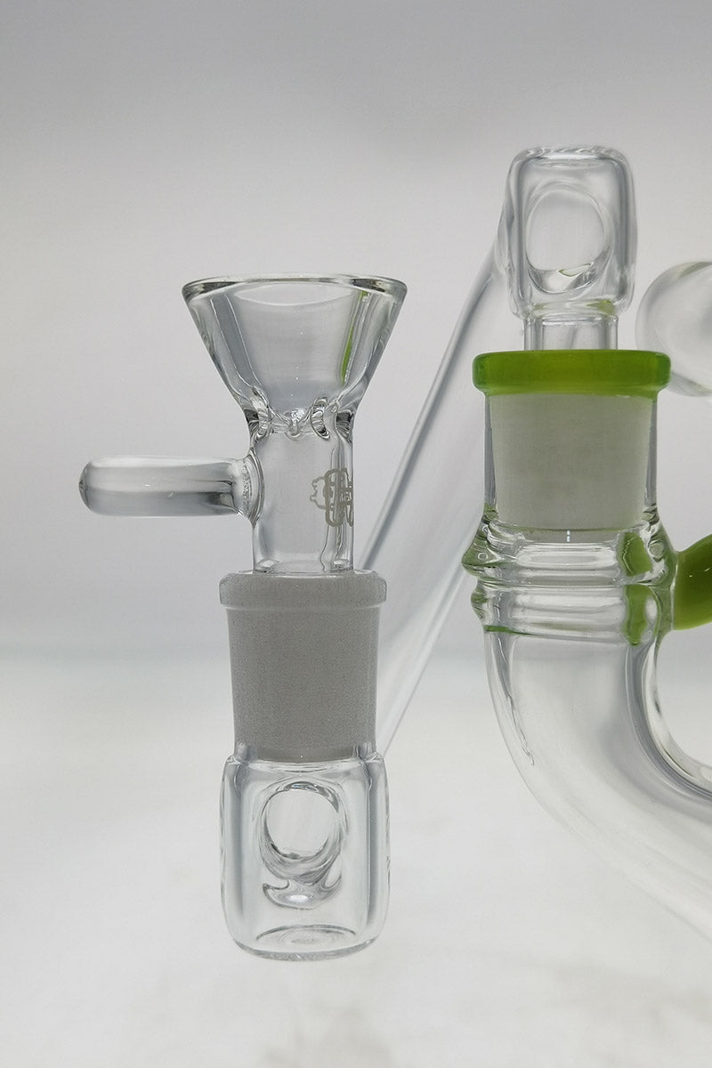 TAG - Full Quartz Drop Down Adapter (1" Drop) - Discreet Smoker