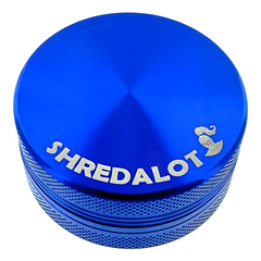 Sir Shredalot 2 Piece Metal Herb Grinder - 63mm - Discreet Smoker