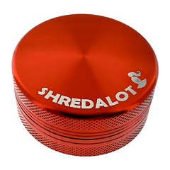 Sir Shredalot 2 Piece Metal Herb Grinder - 63mm - Discreet Smoker