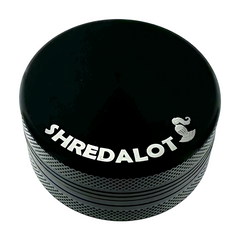 Sir Shredalot 2 Piece Metal Herb Grinder - 63mm - Discreet Smoker