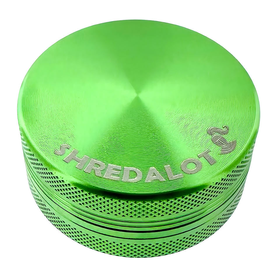 Sir Shredalot 2 Piece Metal Herb Grinder - 63mm - Discreet Smoker