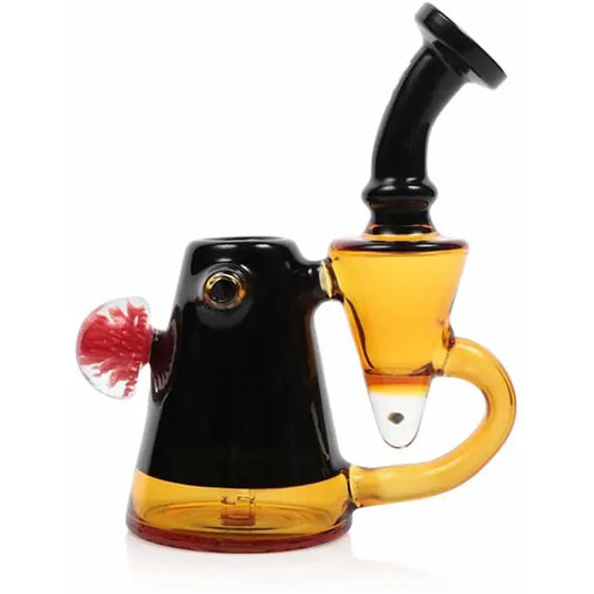 MK Glass Sky Bubbler Recycler - Discreet Smoker