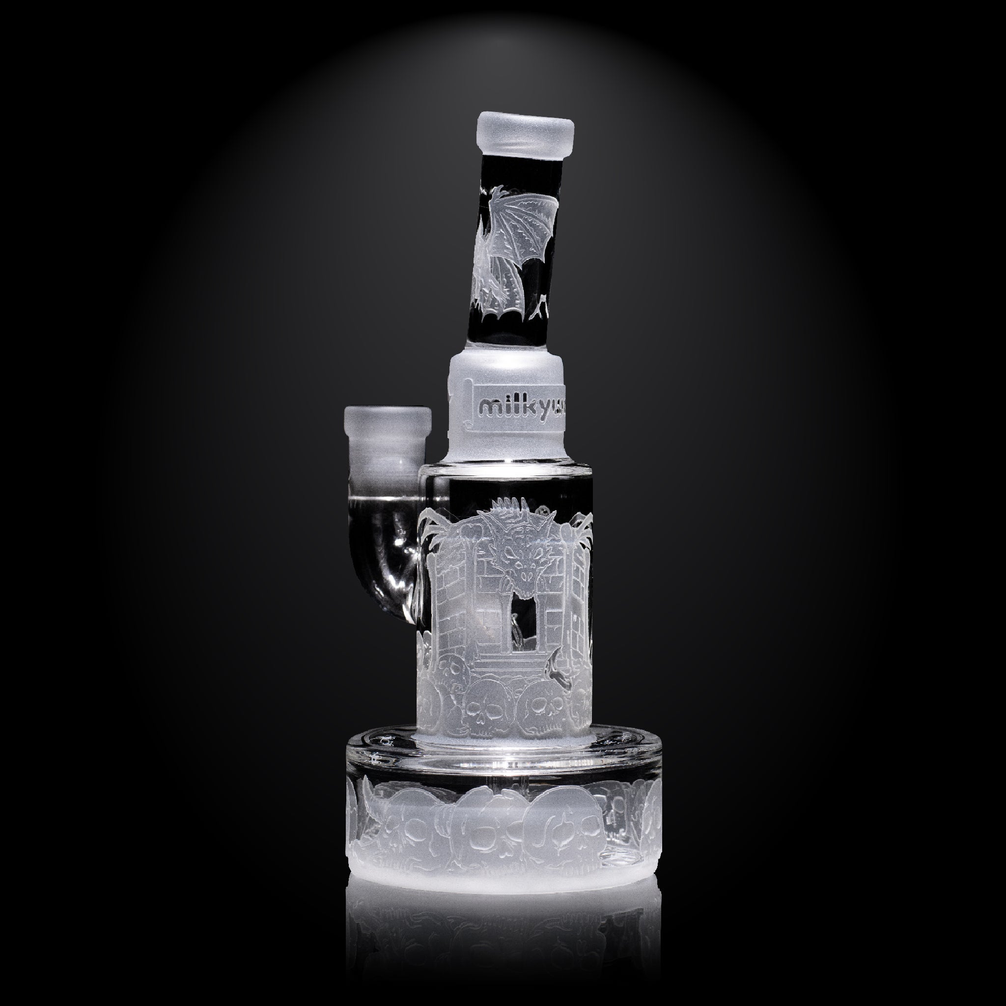 Temple of the Dragon 8" Dab Rig - Discreet Smoker