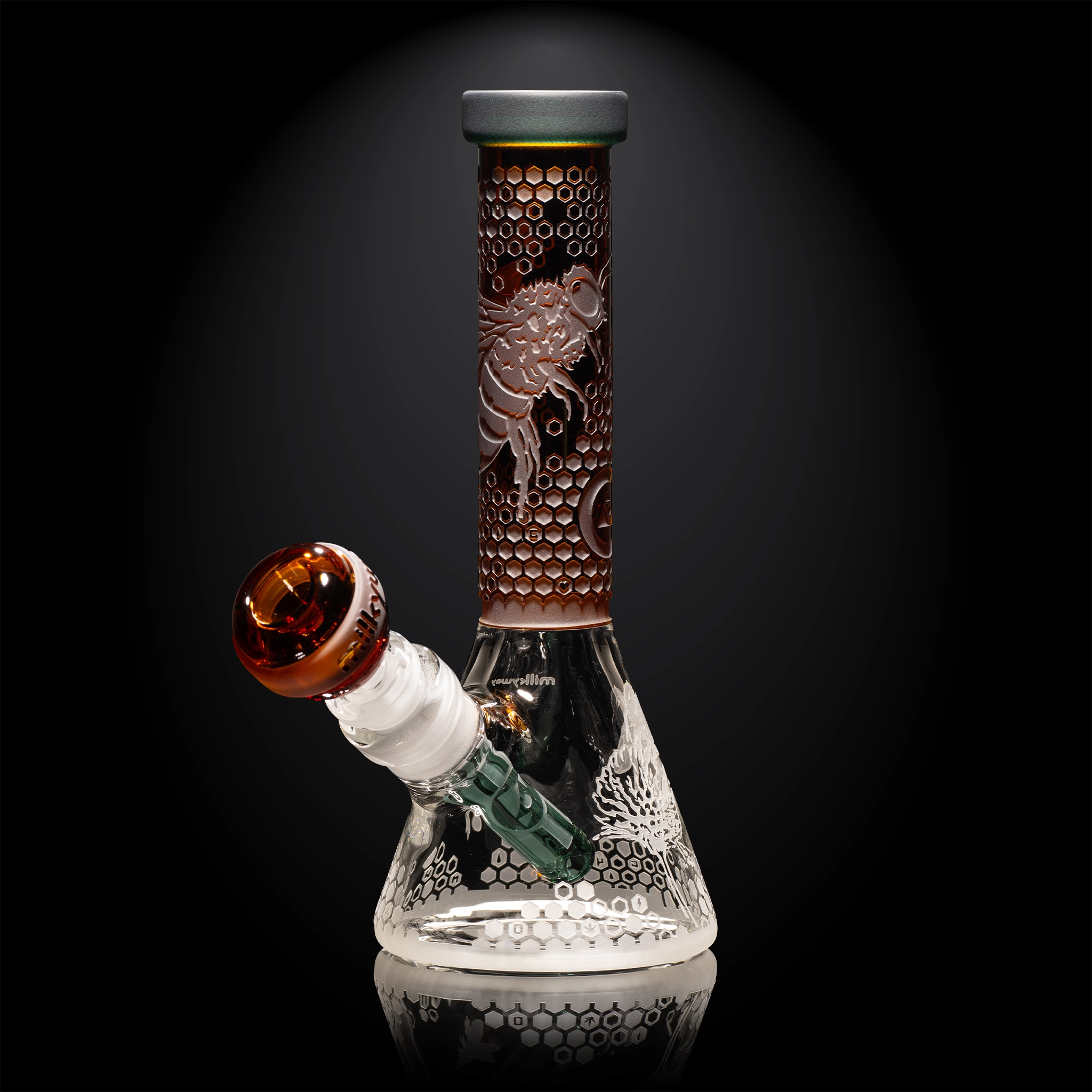 Tiny Apiary Mini 8" Beaker Bong - Discreet Smoker