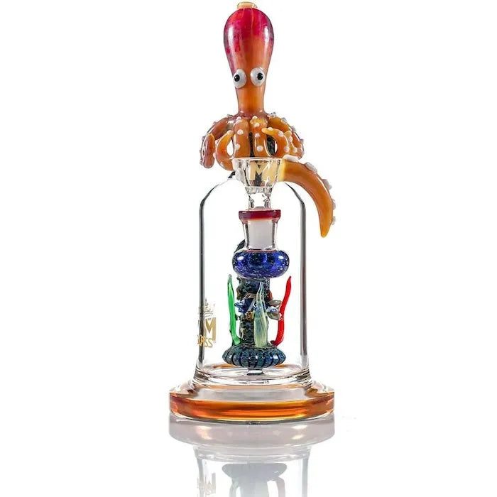 MK Glass Premium Octopus Water Pipe Kit - Discreet Smoker